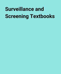 Surveillance and Screening Textbooks